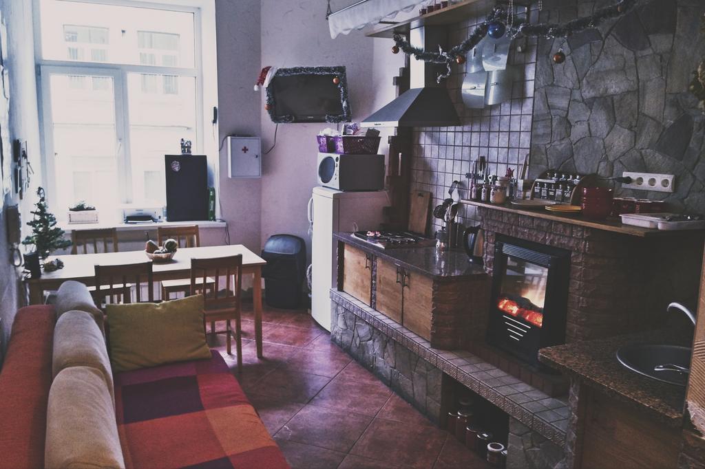 Borscht Hostel キエフ エクステリア 写真
